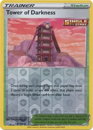 Tower of Darkness 137/163 (SWSH05: Battle Styles)  - Reverse Holofoil | Good Games Morley