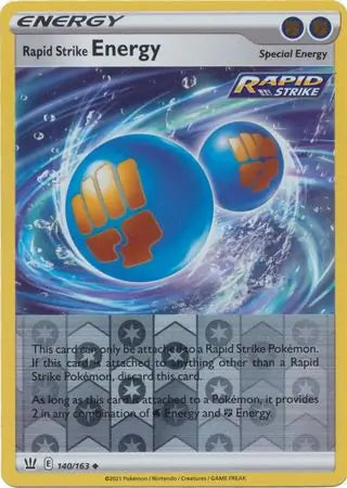 Rapid Strike Energy 140/163 (SWSH05: Battle Styles)  - Reverse Holofoil | Good Games Morley