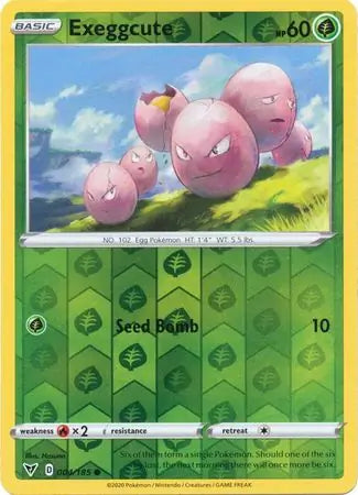 Exeggcute 004/185 (SWSH04: Vivid Voltage)  - Reverse Holofoil | Good Games Morley