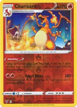 Charizard 025/185 (SWSH04: Vivid Voltage)  - Reverse Holofoil | Good Games Morley