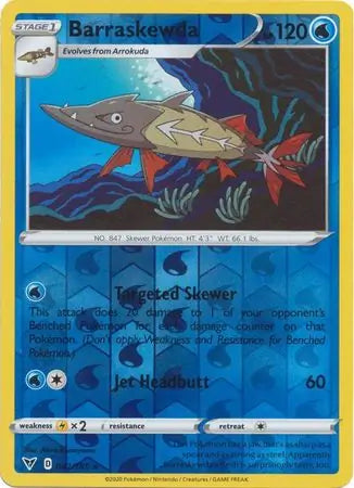 Barraskewda 042/185 (SWSH04: Vivid Voltage)  - Reverse Holofoil | Good Games Morley