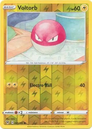 Voltorb 045/185 (SWSH04: Vivid Voltage)  - Reverse Holofoil | Good Games Morley