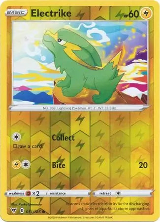 Electrike 051/185 (SWSH04: Vivid Voltage)  - Reverse Holofoil | Good Games Morley