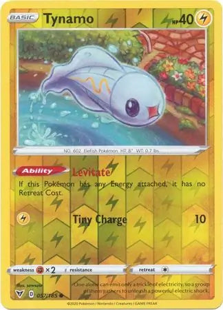 Tynamo 057/185 (SWSH04: Vivid Voltage)  - Reverse Holofoil | Good Games Morley
