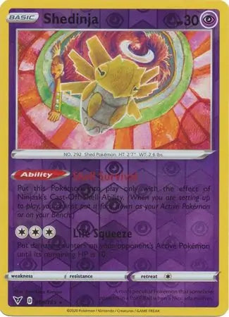 Shedinja 066/185 (SWSH04: Vivid Voltage)  - Reverse Holofoil | Good Games Morley