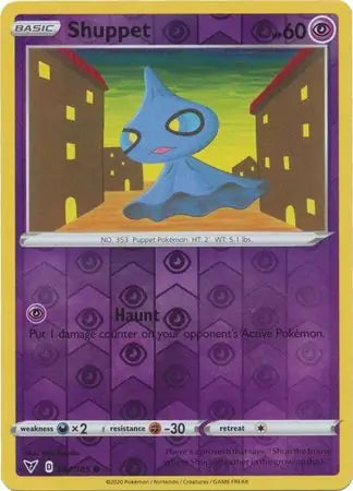 Shuppet 067/185 (SWSH04: Vivid Voltage)  - Reverse Holofoil | Good Games Morley