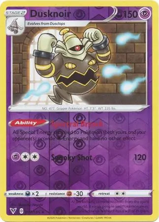 Dusknoir 071/185 (SWSH04: Vivid Voltage)  - Reverse Holofoil | Good Games Morley