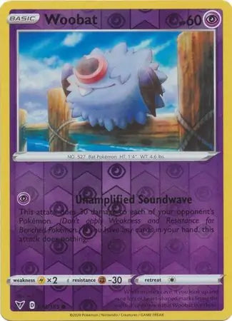 Woobat 073/185 (SWSH04: Vivid Voltage)  - Reverse Holofoil | Good Games Morley
