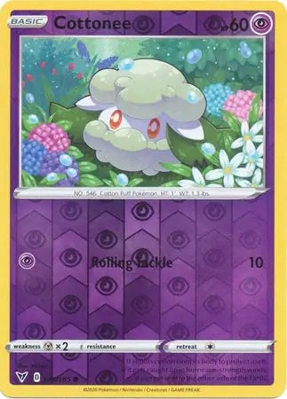 Cottonee 075/185 (SWSH04: Vivid Voltage)  - Reverse Holofoil | Good Games Morley