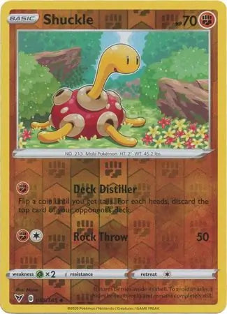 Shuckle 085/185 (SWSH04: Vivid Voltage)  - Reverse Holofoil | Good Games Morley