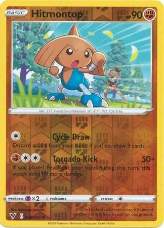 Hitmontop 088/185 (SWSH04: Vivid Voltage)  - Reverse Holofoil | Good Games Morley