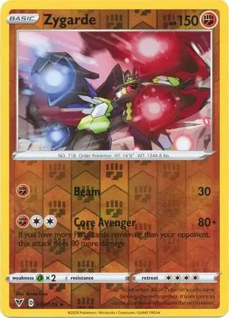 Zygarde 093/185 (SWSH04: Vivid Voltage)  - Reverse Holofoil | Good Games Morley