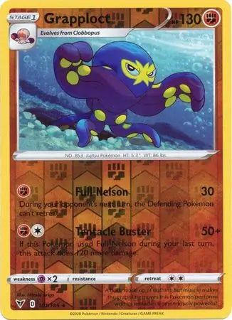 Grapploct 101/185 (SWSH04: Vivid Voltage)  - Reverse Holofoil | Good Games Morley