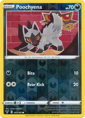 Poochyena 103/185 (SWSH04: Vivid Voltage)  - Reverse Holofoil | Good Games Morley