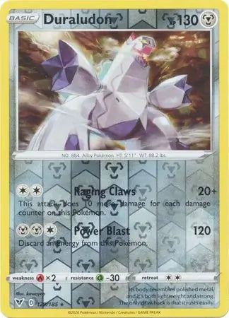 Duraludon 129/185 (SWSH04: Vivid Voltage)  - Reverse Holofoil | Good Games Morley