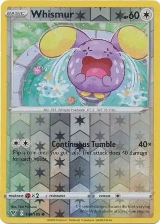 Whismur 135/185 (SWSH04: Vivid Voltage)  - Reverse Holofoil | Good Games Morley