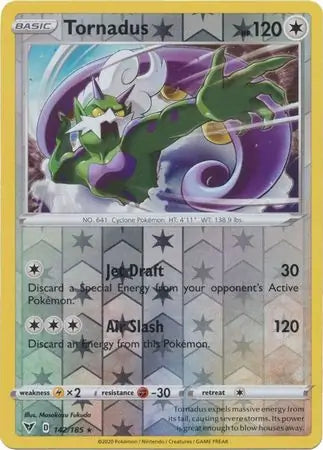 Tornadus 142/185 (SWSH04: Vivid Voltage)  - Reverse Holofoil | Good Games Morley