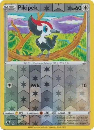 Pikipek 143/185 (SWSH04: Vivid Voltage)  - Reverse Holofoil | Good Games Morley