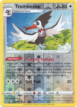 Trumbeak 144/185 (SWSH04: Vivid Voltage)  - Reverse Holofoil | Good Games Morley