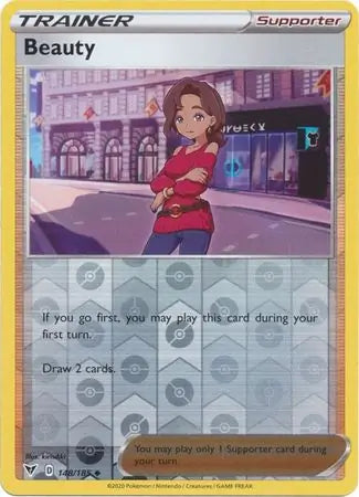 Beauty 148/185 (SWSH04: Vivid Voltage)  - Reverse Holofoil | Good Games Morley