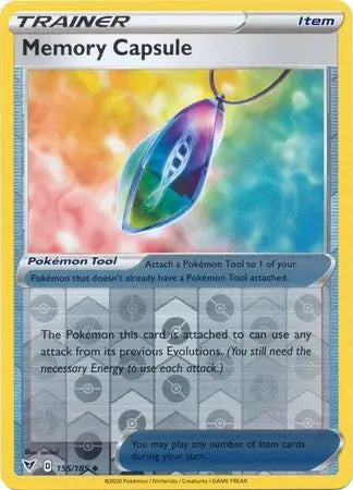 Memory Capsule 155/185 (SWSH04: Vivid Voltage)  - Reverse Holofoil | Good Games Morley