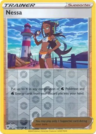 Nessa 157/185 (SWSH04: Vivid Voltage)  - Reverse Holofoil | Good Games Morley