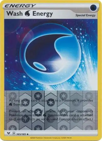Wash Water Energy 165/185 (SWSH04: Vivid Voltage)  - Reverse Holofoil | Good Games Morley