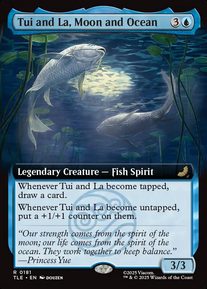 Tui and La, Moon and Ocean 181/317 (Avatar: The Last Airbender: Eternal-Legal)  - Extended Art Foil | Good Games Morley