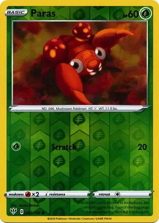 Paras 003/189 (SWSH03: Darkness Ablaze)  - Reverse Holofoil | Good Games Morley