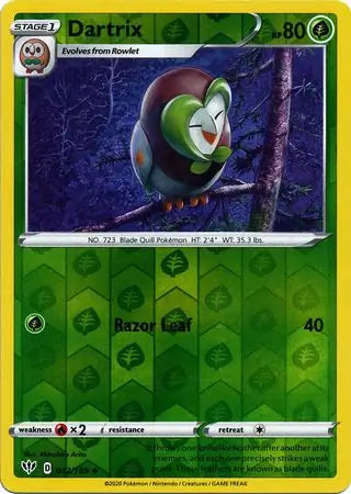 Dartrix 012/189 (SWSH03: Darkness Ablaze)  - Reverse Holofoil | Good Games Morley