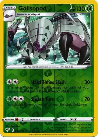 Golisopod 018/189 (SWSH03: Darkness Ablaze)  - Reverse Holofoil | Good Games Morley