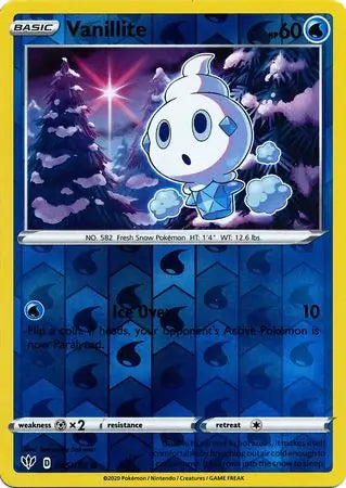 Vanillite 045/189 (SWSH03: Darkness Ablaze)  - Reverse Holofoil | Good Games Morley