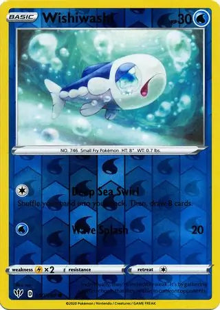 Wishiwashi 050/189 (SWSH03: Darkness Ablaze)  - Reverse Holofoil | Good Games Morley