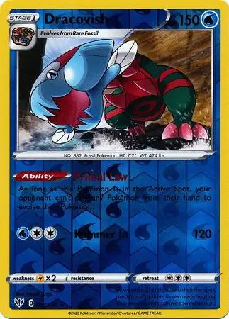 Dracovish 053/189 (SWSH03: Darkness Ablaze)  - Reverse Holofoil | Good Games Morley