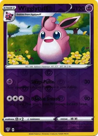 Wigglytuff 068/189 (SWSH03: Darkness Ablaze)  - Reverse Holofoil | Good Games Morley