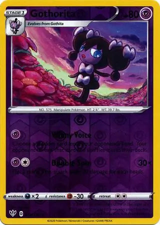 Gothorita 074/189 (SWSH03: Darkness Ablaze)  - Reverse Holofoil | Good Games Morley