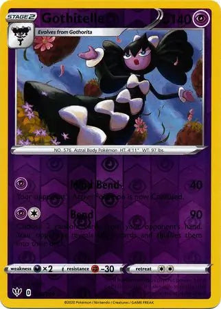 Gothitelle 075/189 (SWSH03: Darkness Ablaze)  - Reverse Holofoil | Good Games Morley
