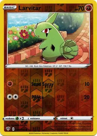 Larvitar 086/189 (SWSH03: Darkness Ablaze)  - Reverse Holofoil | Good Games Morley