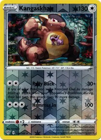 Kangaskhan 133/189 (SWSH03: Darkness Ablaze)  - Reverse Holofoil | Good Games Morley