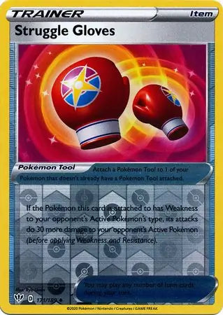 Struggle Gloves 171/189 (SWSH03: Darkness Ablaze)  - Reverse Holofoil | Good Games Morley