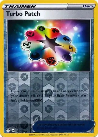 Turbo Patch 172/189 (SWSH03: Darkness Ablaze)  - Reverse Holofoil | Good Games Morley