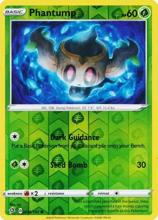 Phantump 014/192 (SWSH02: Rebel Clash)  - Reverse Holofoil | Good Games Morley
