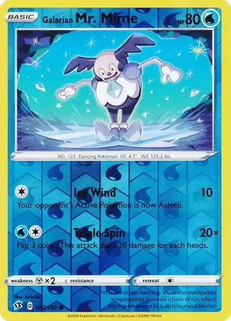 Galarian Mr. Mime 037/192 (SWSH02: Rebel Clash)  - Reverse Holofoil | Good Games Morley