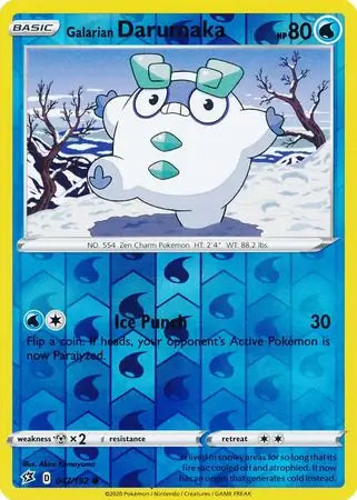 Galarian Darumaka 047/192 (SWSH02: Rebel Clash)  - Reverse Holofoil | Good Games Morley