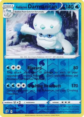 Galarian Darmanitan 048/192 (SWSH02: Rebel Clash)  - Reverse Holofoil | Good Games Morley