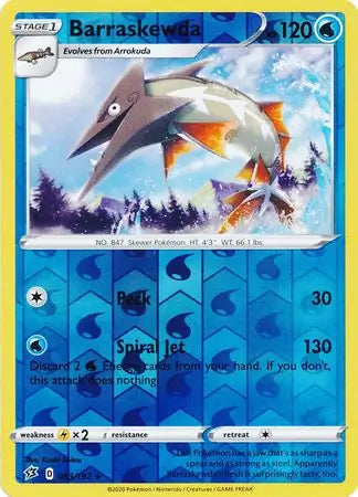 Barraskewda 053/192 (SWSH02: Rebel Clash)  - Reverse Holofoil | Good Games Morley