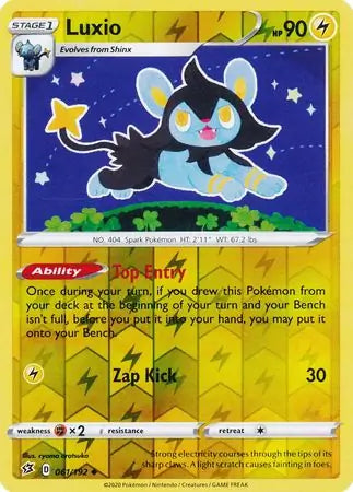 Luxio 061/192 (SWSH02: Rebel Clash)  - Reverse Holofoil | Good Games Morley