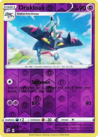 Drakloak 090/192 (SWSH02: Rebel Clash)  - Reverse Holofoil | Good Games Morley