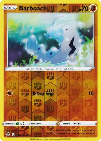 Barboach 099/192 (SWSH02: Rebel Clash)  - Reverse Holofoil | Good Games Morley