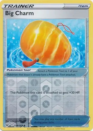 Big Charm 158/202 (SWSH01: Sword & Shield Base Set)  - Reverse Holofoil | Good Games Morley